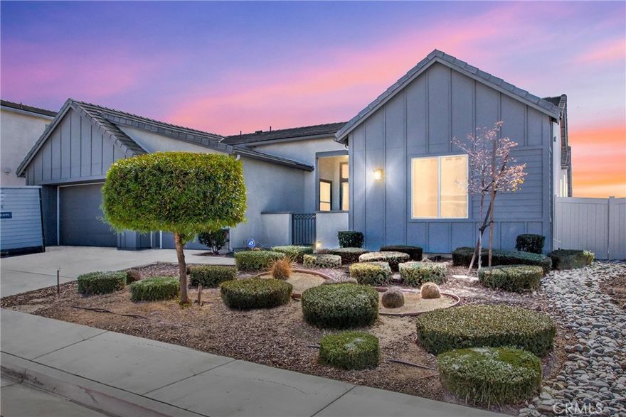 Well well well!! The opportunity you've been waiting for, to own an affordable Beacon home in the highly desirable community of Sundance North is finally here!! Located in the ever expanding, fast growing city of Beaumont, 1475 Ellerg Way is waiting for you to make your own. This beautiful home features 4 bedrooms, 3 baths, a 4 car garage, AND a heated pool and spa! As you pull up to this home ... rather, as you pull up to the community, there's sure to be a few things that stand out to you ... Immaculate landscaping throughout, stunning mountain views, clean community, clean air, multiple community parks and pools, walkable spaces, and... the quiet!!! Did you notice it??? Now back to your new home, as you enter the front door, take in the soaring ceilings, beautiful tile and vinyl flooring, and daylight streaming in from every angle. To the of the entry there are 2 generous sized bedrooms with walk-in closets and a shared bath. To the left is another hallway, bedroom, bathroom and laundry room. Beyond is a formal sitting room, spacious great room connected to a large kitchen with white shaker cabinets and a separate dining room for hosting all your family gatherings. Step through the double wide slider doors to your covered patio with ceiling fans, overlooking a beautiful sparkling pool and spa. The primary bedroom is separate from the other rooms and is huge, with sleek tiles in the primary bath, and a massive walk-in closet. This is one you have to see to appreciate, and at this price, you get to make it your very own. Call to schedule your private showing today, I promise you won't regret it!