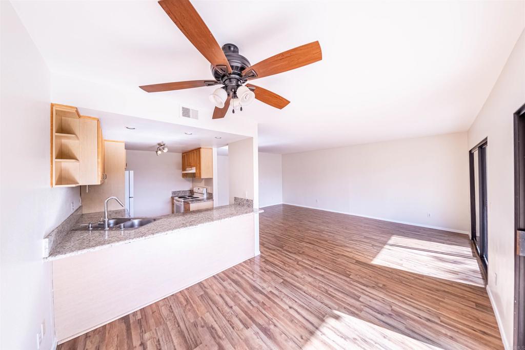 ROOMY 1440 square feet view condo with 2 well sized bedrooms, 2 full baths, full sized laundry with mucho storage. A/C, pool, covered assigned parking also with extra locker storage. big patio downstairs as well as one upstairs. All appliances are included and the full sized laundry is IN UNIT in it's own room...no more coin snatchers or scuzzy machines.
