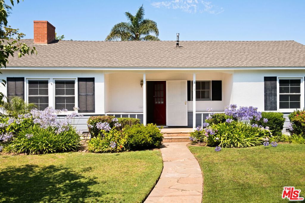 Tucked in the heart of Brentwood and settled on a generous flat corner lot just steps to quaint beloved Brentwood Country Mart sits this ultra-charming 3 Bed/2 Bath adorable cottage available for the first time in approximately 45 years. Awash with natural light, this sweet gem boasts ample character throughout with its beautiful Honey hardwood floors, rich brick fireplaces, and whimsical cottage pane windows framed by shutters. So much to love with its open floor plan and spacious rooms throughout, including a bright kitchen with thoughtful upgrades that still honor the integrity of its original roots. Featuring an expansive grassy yard and finished 1 Bed/1 Bath ADU courtesy of the converted garage, a fabulous and rare opportunity to acquire this delightful parcel awaits.