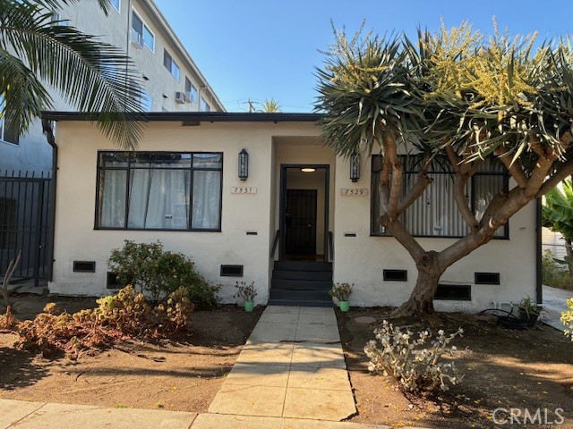 First time on market in over 50 years! This perfectly located West Hollywood Duplex will be delivered with the owner unit available. Recently updated and move in ready! Livingroom features built-in gas fireplace, two large bedrooms updated Kitchen and bath, laundry room, new carpet and LPV throughtout. Large rear yard with plenty of room to add ADU's. Second unit tenant will remain, 2 bedrooms and 1 full bath.