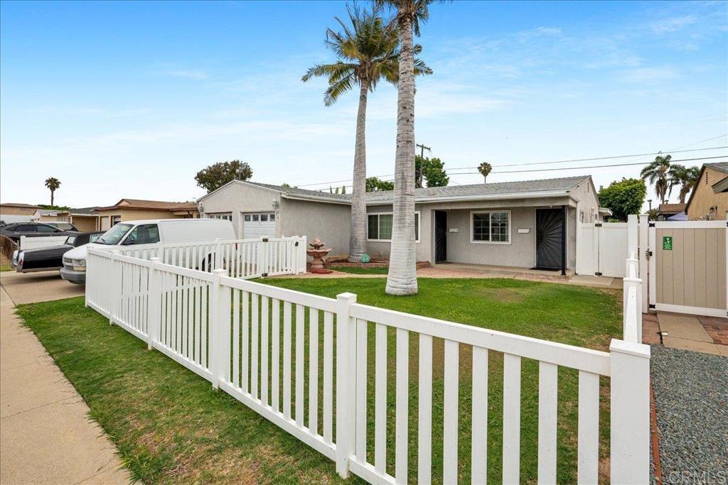 Nestled in the heart of Chula Vista, this duplex offers two thoughtfully laid out units each featuring 2 bedrooms and 1 bath. Unit A features upgraded flooring, cabinetry and windows. This home is ideal for generating rental income or versatile living arrangements. Whether you're looking to grow your investment portfolio or occupy one unit while leasing the other, this property presents a range of possibilities. Each unit includes a 1-car garage, additional driveway parking, and access to its own private backyard. Located just minutes from downtown Chula Vista, the new Gaylord Pacific Resort and the Chula Vista Bayfront, you’ll have easy access to local shops, dining, and entertainment.