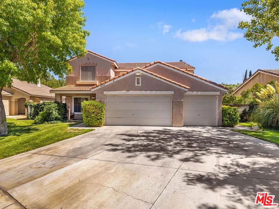 Just in time for summer, this inviting and well-cared-for Lancaster home in an amazing family-friendly neighborhood is up for Lease! Picture hosting loved ones in the roomy family room, which includes a comfortable eat-in dining space. The large living room, complete with a fireplace, is just right for relaxing evenings. The kitchen is an open floor plan, with direct access via sliding glass doors to the backyard. A convenient downstairs bedroom offers comfortable accommodations for guests. Upstairs, the primary bedroom provides a peaceful escape with a spacious ensuite bathroom featuring a double sink vanity, a walk-in closet, a separate standing shower, and a luxurious soaking tub. You'll also find four additional bedrooms upstairs, along with a flexible bonus room that could easily serve as a home office or another bedroom. Outside, a covered patio awaits, perfect for enjoying the California sunshine and entertaining, all overlooking a generously sized yard with plenty of space for outdoor activities. This home comes fully loaded, with in-unit W/D, fridge, stove, and 2 Smart TVs. Furniture included, as seen on listing (can be removed at tenants request), ADT alarm system, and solar all included in the rent. Small pets are welcomed.