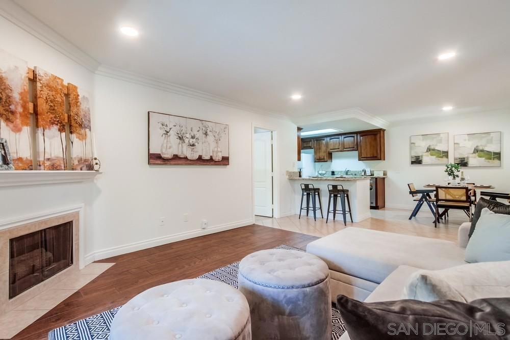 Stylish 2-Bed, 2-Bath Condo in the Heart of San Marcos!!! Welcome to this attractive Top-floor, End Unit condo offering 2 bedrooms, 2 bathrooms, and 908 sq ft of comfortable living space in the highly desirable Mission Park community. This bright and inviting home features a cozy fireplace in the living room, in-unit full-sized washer and dryer, and a private balcony. Enjoy the convenience of two assigned parking spaces (one covered), plus Mission Park residents have access to resort-style amenities including a pool and spa, EV charging stations, a fully equipped fitness center, clubhouse, and a tennis court. Ideally located near CSUSM, Palomar College, and just minutes from the freeway, this home makes both daily commutes and weekend getaways a breeze. You’ll also love the proximity to parks, trails, golf courses, shopping, restaurants, the beach, and the Coaster station for easy travel. Don’t miss your opportunity to own a home in one of San Marcos’ most convenient and sought-after communities. FHA/VA approved!