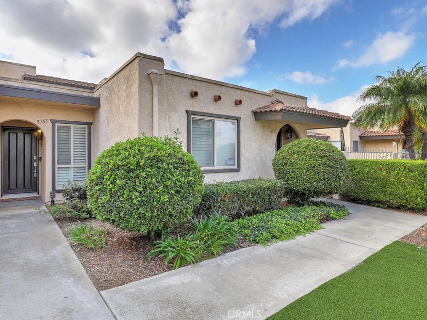 Welcome to your new home.  This beautiful condo is in the desirable Cypress Monterey community. It is a spacious 2-bedroom, 2-bathroom unit offering 1,025 square feet of comfortable and modern living space, perfect for first-time buyers, small families, or those seeking a low-maintenance lifestyle. Enjoy this well-designed floorplan, featuring open-concept living and dining areas that maximizes natural light and flow. The primary suite includes a private en-suite bathroom, while the second bedroom is perfect for guests, a home office, or a cozy retreat. Both bathrooms and the kitchen are thoughtfully remodeled with modern fixtures ensuring convenience and comfort. Situated as an upstairs unit, above its 2-car garage, this home offers added privacy and a peaceful ambiance. Live in a vibrant, well-maintained gated community with access to amenities such as lush green spaces, walking paths, tennis courts, and sparkling pools and spas, perfect for relaxation and recreation. Located in the heart of Cypress, you're just minutes away from top-rated schools, shopping centers, dining, and easy access to major freeways for commuting. This charming condo combines modern comfort with a prime location, making it an ideal place to call home.