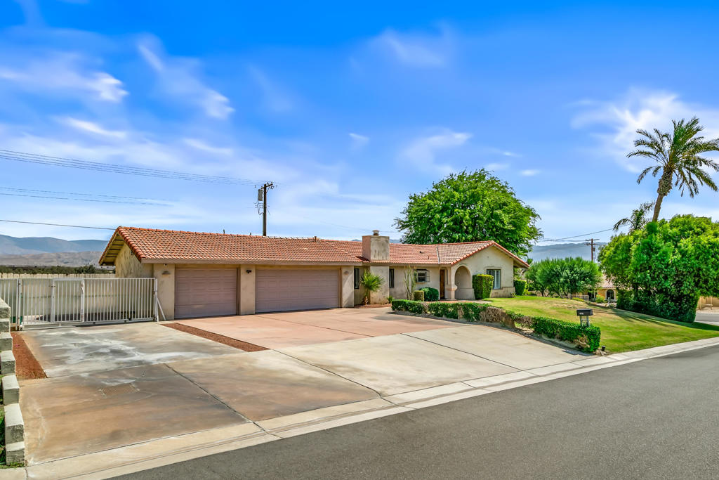 AVAILABLE JULY 20 - Remodeled Home with Private Pool & Bonus Spaces!Welcome to your desert retreat inside the gates of Bermuda Dunes Country Club! This beautifully remodeled 3-bedroom, 2-bath home offers comfort, flexibility, and room to play.Enjoy a sparkling private pool and spa, perfect for relaxing after a warm day. The fully fenced backyard provides privacy and space to unwind, entertain, or let pets roam freely.Inside, the home features an open layout with modern updates throughout. In addition to the three spacious bedrooms, you'll find a separate den ideal for a media room or playroom--and a private office space tucked into the garage, perfect for remote work or creative projects.The oversized driveway has ample space for RV parking, a future pickleball court, or a basketball setup. Whether you're a hobbyist or just love extra elbow room, this property delivers.Located just minutes from La Quinta and Palm Desert, you'll have quick access to shopping, dining, golf, and schools--all while enjoying the security and charm of a guard-gated community.📍 3 Bed + Den + Office | 2 Bath | Pool/Spa | RV/Rec Parking | Gated CommunityLong-term lease only. Small pets considered. Available July 20.