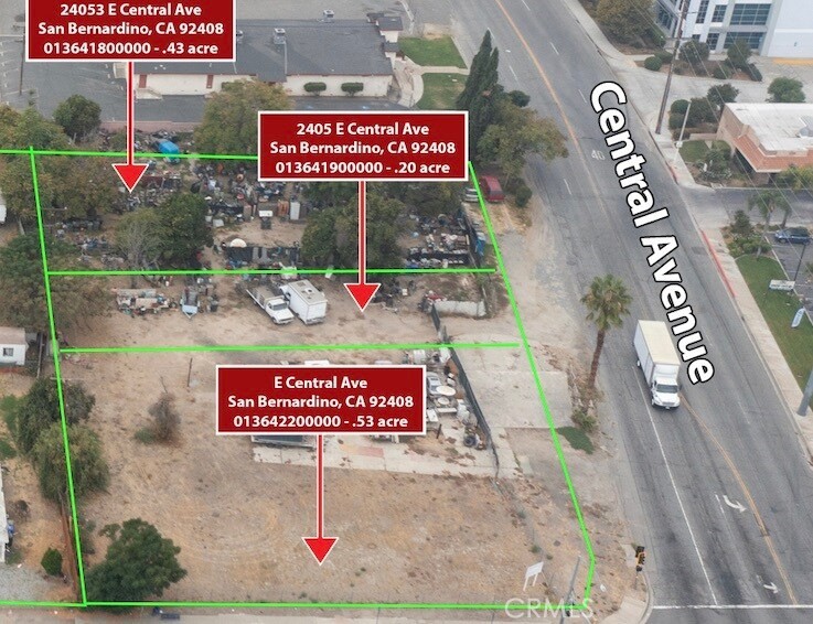 This property is in a growing area of San Bernardino. Endless possibilities for your business or future development. It has a great corner location, with access to the 215, 10, & 210 freeways.