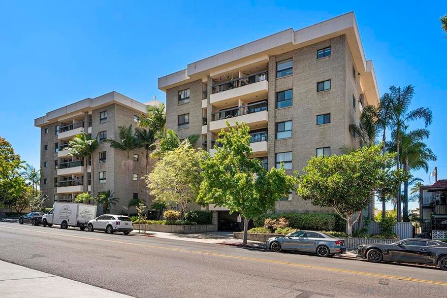 Stylish 2BD/2BA condo in the heart of Bankers Hill, where charm meets modern convenience. This light-filled home offers an open living area, kitchen with island seating, and a dedicated dining space that flows seamlessly to a private terrace with treetop and westerly views. The VA-approved residence also includes in-unit laundry, two parking spaces, and storage in a secure underground garage. Residents enjoy resort-style amenities - pool, spa, BBQ area, and a generous entertaining deck. Steps from local cafés, dining, and Balboa Park, with Downtown and Hillcrest just minutes away. Perfect for those who work or play in the city!