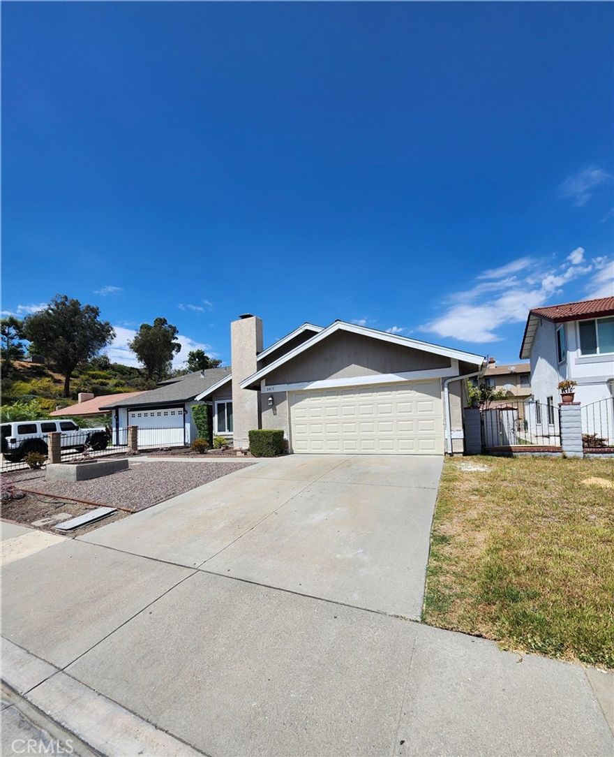 House is 3 bedrooms, but has an additional room that can be used as a extra bedroom. Home is in a great location walking distance to park and elementary school. Very private backyard perfect for family gatherings and entertaining. Low maintenance and drought tolerant front yard saves money and looks great!
