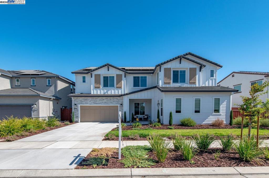 OPEN HOUSE Saturday and Sunday 1 PM - 4 PM. Welcome to waterfront living. Newly built 6 beds, 5.5 bath with high ceiling home on the San Joaquin River featuring luxurious Interior along with a Next Gen Suite (1 bedroom, living room, kitchenette, bathroom with dual sink, and separate entry), Jr. Primary Suite, and office on the first floor. . 400K+ Upgrades/Options. Chef kitchen featuring contemporary cabinetry, 5-burner Gas cooktop, canopy hood, wall microwave/oven, quartz countertops with full backsplash, premium hardware, backsplash at cooktop to ceiling, extra-large deep sink, waterfall edge large island w/breakfast bar, dining area, walk-in pantry, and access to backyard thru patio door. Open floor plan with double ceiling height family room, Multi Panel sliding glass door opening to the California room. Large backyard. Finished garage with custom cabinets, and soft water plumbing loop. Primary bedroom with retreat, expansive river view, access to balcony overlooking the river, his and her walk-in closets, sunken tub, and shower. Custom closets and fans in each bedroom. Spacious Loft. Laundry room with sink and custom cabinetry. Owned Solar with battery backup. Come see all that this home has to offer.