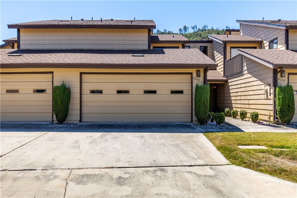 Extensively remodeled condo on Lake Nacimiento in the gated community of Heritage Ranch. This condo is on a finger of Lake Nacimiento and can be seasonal as to its fullness. Beautiful majestic oaks, meadows and mountains are the backdrop from the patio and balcony along with the lake. Imagine just walking down from your condo and hopping in the water. This condo also includes your own dock on the lake. Inside the owners completed a deep luxurious remodel with; beautiful tile flooring, elegant carpets, wood cabinetry throughout, quartz countertops, refined bathroom fixtures, wood/ iron crafted stairway railings along with elevated light fixtures. Suspended over the living room is a magnificent light fixture that creates the focal point upon entry. Hand blown tear drop lights dangle over a large quartz island between kitchen and dining. Stainless steel appliances, self closing cabinets , lazy susan corners, open shelving and art display enrich this dream kitchen.As part of Heritage Ranch you have so many amenities; swimming pools, campgrounds, pickleball courts, tennis courts, equestrian center, private marina and tons of hiking/biking trails.Just outside the gates we have restaurants, grocery store, gas station, gym, nail/hair salon and K-8th school. This all age community has events like Easter Egg hunts, movie nights, golf cart parades and more. Heritage Ranch is nestled in wine country on Lake Nacimiento only 20 minutes from downtown Paso Robles and 40 minutes to beaches. So bring your boat, golf cart and lake toys and live the Lake life.