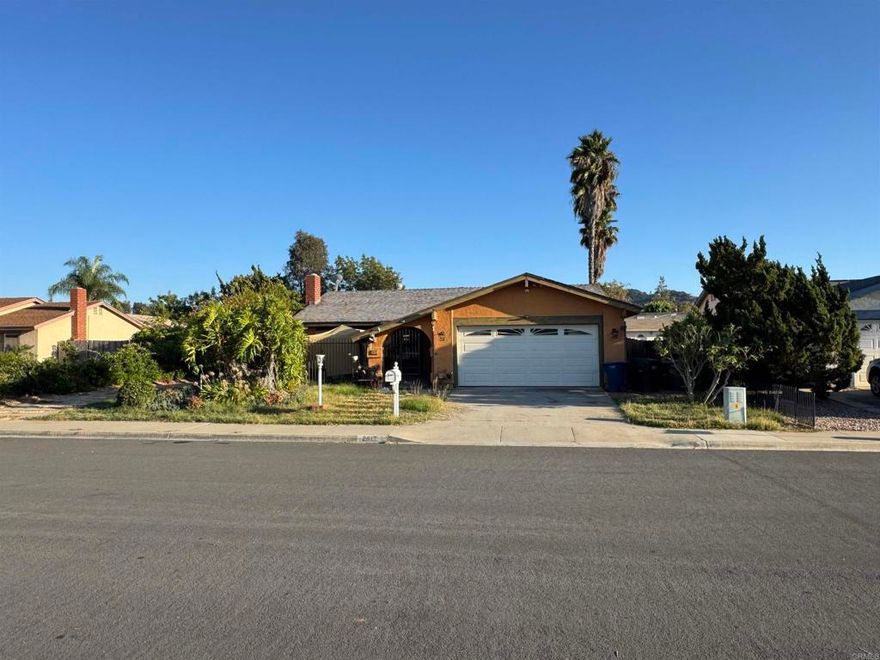 Situated on an expansive 12,800 sq ft lot at the end of a quiet cul-de-sac, this 4-bedroom single-level home offers a rare combination of space and privacy. The property features a huge backyard, a nicely sized front yard, and wide side yards—providing excellent flexibility and potential for RV parking. The cul-de-sac itself offers wide streets, sidewalks, and generous spacing between neighboring single-story homes. A covered patio in the backyard is ideal for outdoor dining or relaxing. Inside, the primary suite includes an oversized walk-in closet, and the home’s functional layout suits a variety of lifestyles. New flooring and baseboards are currently being installed, with professional interior and exterior photos coming soon.
