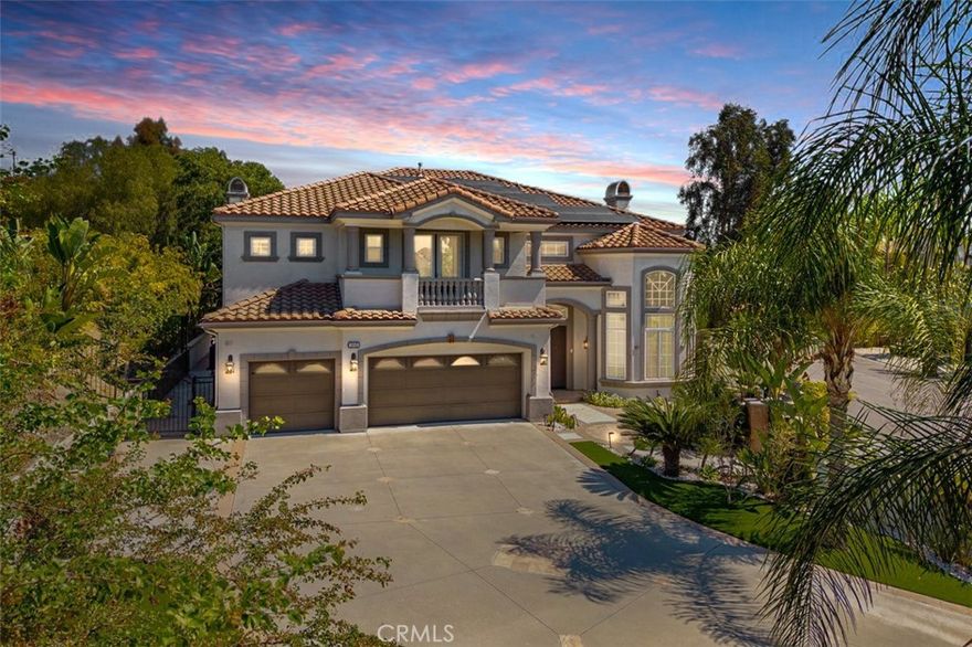 Luxury Live Auction! Bidding to Start from $3,000,000! 

Welcome to Your Private Retreat in the Prestigious Del Mar Community of Yorba Linda

This impressive corner-lot estate, tucked away on a peaceful cul-de-sac, offers the perfect blend of sophistication and comfort. With 6 bedrooms, 5.5 bathrooms, and a grand office with soaring ceilings, this home is designed for both everyday living and exceptional entertaining.

A dramatic entry with cathedral ceilings leads into a formal living room with a fireplace and a refined office. The heart of the home is the chef-inspired kitchen, complete with high-end stainless steel appliances, a spacious center island, and a premium water treatment system. The kitchen flows seamlessly into the dining area and inviting family room, where custom built-ins and another fireplace create warmth and character. The main level also includes a private guest suite with its own entry and en suite bath, plus a powder room, laundry room, and direct access to a 3-car garage.

Upstairs, the luxurious primary suite offers a fireplace, sitting area, and private balcony. The spa-like bath features designer finishes, creating a serene escape. Three additional upstairs bedrooms each include their own en suite bathroom for added comfort and convenience.

The backyard is an entertainer’s paradise with a covered patio, built-in BBQ, outdoor fireplace, and a sparkling pool and spa. Recent upgrades include polished marble flooring, plush new carpet, fresh interior paint, remote-controlled blinds, solar panels, and energy-efficient windows.

Ideally located near Yorba Linda High School, Black Gold Golf Club, local parks, shops, dining, and easy freeway access, this residence combines luxury with everyday convenience. Experience the best of Yorba Linda living in this beautifully reimagined estate.