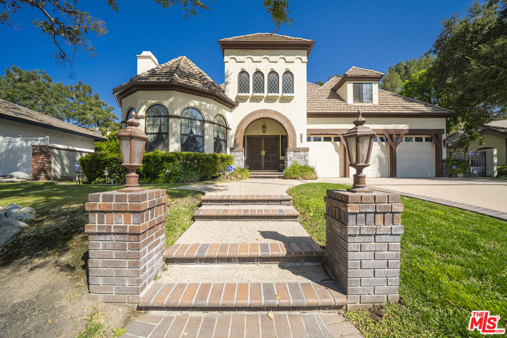 For 3D link: https://my.matterport.com/show/?m=bT2vb26QJi3 Located in prestigious Morgan Ranch on a cul-de-sac street. Five bedroom custom home has been upgraded and remodeled with character. Formal entry with travertine flooring, step down formal living room with fireplace, formal dining room, downstairs office with built-ins, downstairs bedroom with full bathroom, remodeled kitchen with granite counter tops, Viking stainless steel appliances, Sub Zero built-in refrigerator, two dishwasher drawers, Viking 6 burner cook top, large family room with fireplace, wet bar and French doors to outside entertaining area. Large master suite with separate retreat with fireplace, outside balcony with new wrought iron railing, two large walk-in closets, large master bathroom with dual vanities with marble counters, travertine flooring, Jacuzzi bathtub, marble shower. New music/intercom sound system thru-out house. Secluded backyard with built in BBQ and fire pit. Three car attached garage. Beautiful home in a beautiful location in Glendora.