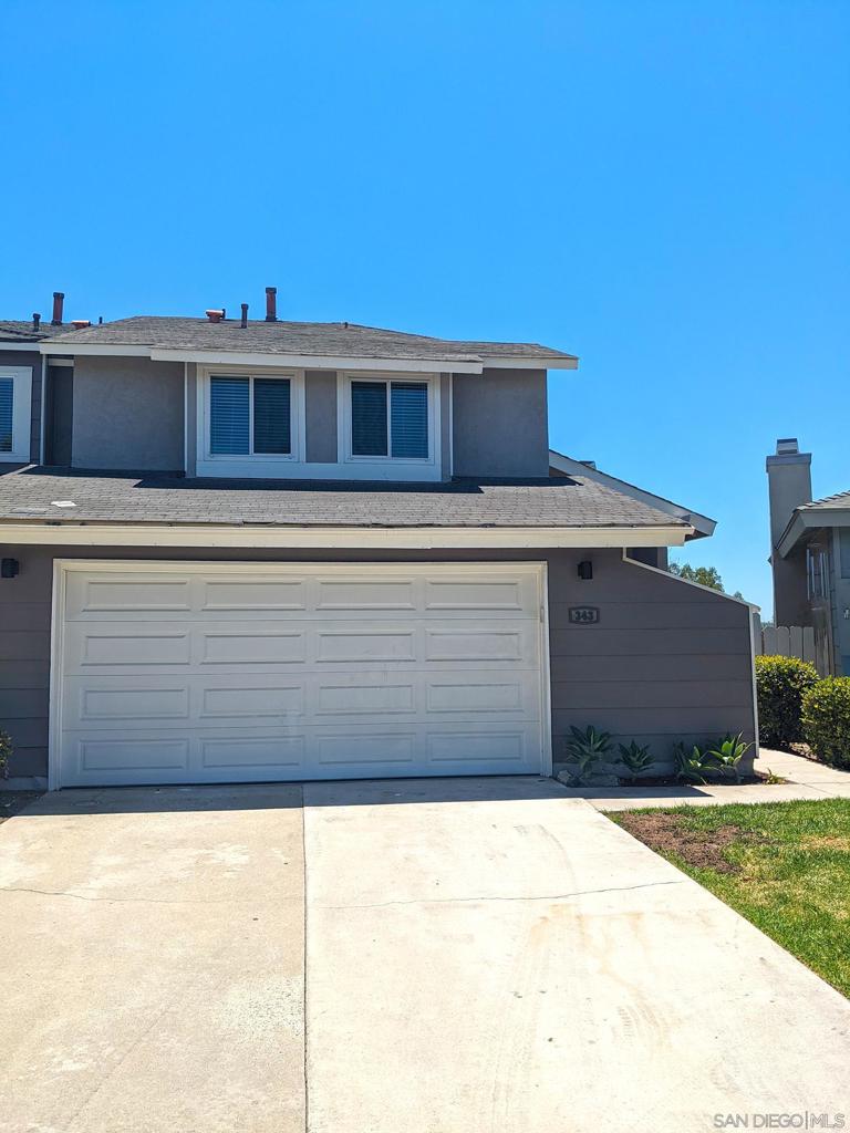 Newly remodeled home located in the highly sought after San Marcos Unified School District. This freshly updated property has everything you're looking for and then some. Brand new Bosch refrigerator (not pictured), new flooring, bathroom tile, vanities & fixtures, carpeting in the bedrooms, fresh paint throughout, new A/C, new hot water heater, new furnace, etc. The community pool across the street will keep you cool during the warm summer months. Two car garage with included garage fridge round out this perfect family home!