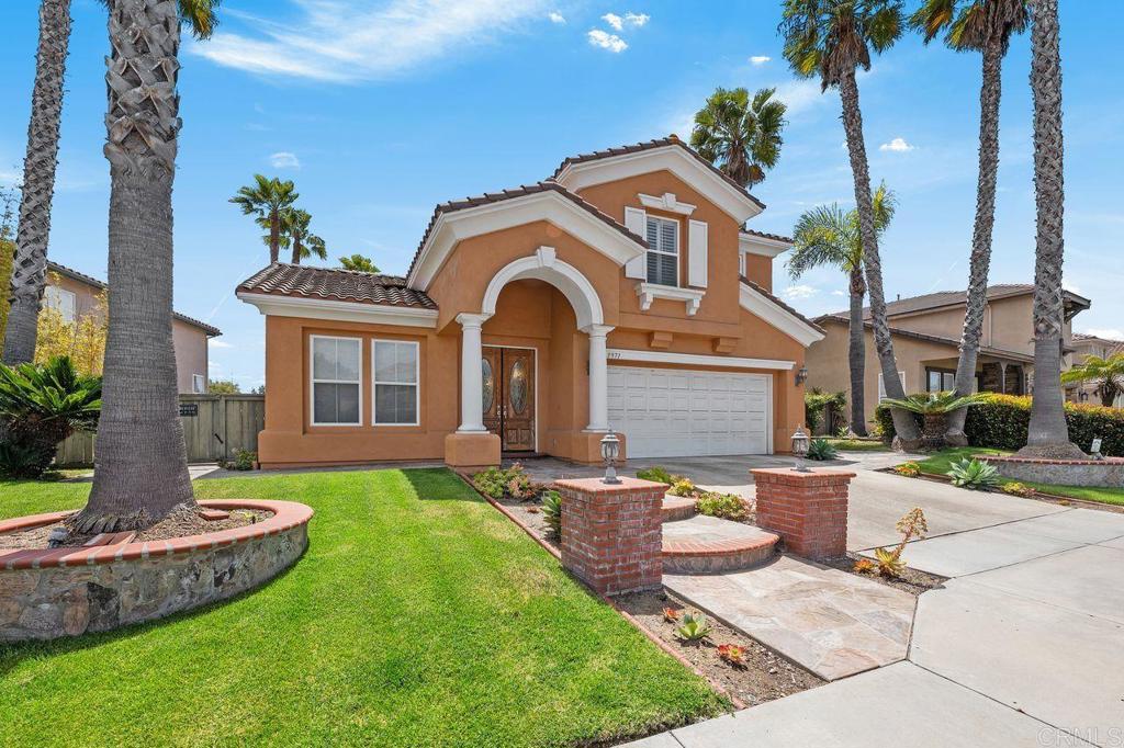 Discover this beautifully maintained 4-bedroom, 3-bathroom home in highly desirable Torrey Hills, within the award-winning Del Mar Union School District and Torrey Pines High School boundary. Lovingly cared for by its original owner, the home offers a fresh, gently lived-in interior with a thoughtful, versatile layout. The main floor features formal living and dining spaces, a spacious family room, and a gourmet kitchen with granite counters, a large center island, maple cabinetry, and a bright breakfast nook. A downstairs office with a full bath doubles as a guest suite. Upstairs, the primary suite includes dual walk-in closets, a private balcony, and a spa-like bath with soaking tub and walk-in shower. Two additional bedrooms share a Jack-and-Jill bath, while an upstairs laundry room adds everyday convenience. Highlights include dual wood-railed staircases, abundant natural light, and a private backyard retreat with a built-in spa — perfect for relaxing or entertaining. Ideally located near I-5 and Hwy 56, the home is just minutes from beaches, trails, shopping, dining, and all that Carmel Valley and Del Mar have to offer. A rare opportunity to own a pristine home in one of San Diego’s most sought-after communities. Built in 2000 by Shea Home.