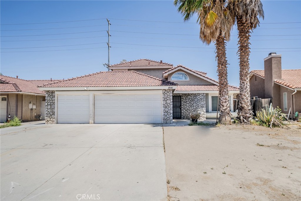 This home features 4 bedrooms, 3 full bathrooms, and 1,853 sq ft on a 7,405 sq ft lot, with the highly desirable first-floor bedroom/bathroom. This is an INVESTOR SPECIAL as the home is a FIXER. Property is not lendable for financing CASH OFFERS ONLY. Contractors and Investors are Welcome. No blind offers, the property is being sold in as-is condition. Great floor plan, you are greeted with a large open front patio, a 3 car garage and large driveway that can fit multiple vehicles, on a cul-de-sac and with no neighbor behind. Upon entry is the living room/dining room combo with a Vaulted ceiling, and adjacent to the kitchen with large wall of cabinets and wide open to the family room with a fireplace and slider to the yard. Matching tile flooring in the kitchen, family room, first-floor bedroom, and all 3 bathrooms. The second floor has 3 bedrooms and 2 baths. The primary bedroom faces the backyard with mountain views, a vaulted ceiling, and an ensuite bath with skylight, dual sinks, and a tub/shower combo. Two bedrooms share a secondary bathroom with a tub/shower combo. Newer HVAC, condenser, and water heater. No HOA, blocks to elementary school and less than 1 mile to high school and town center.