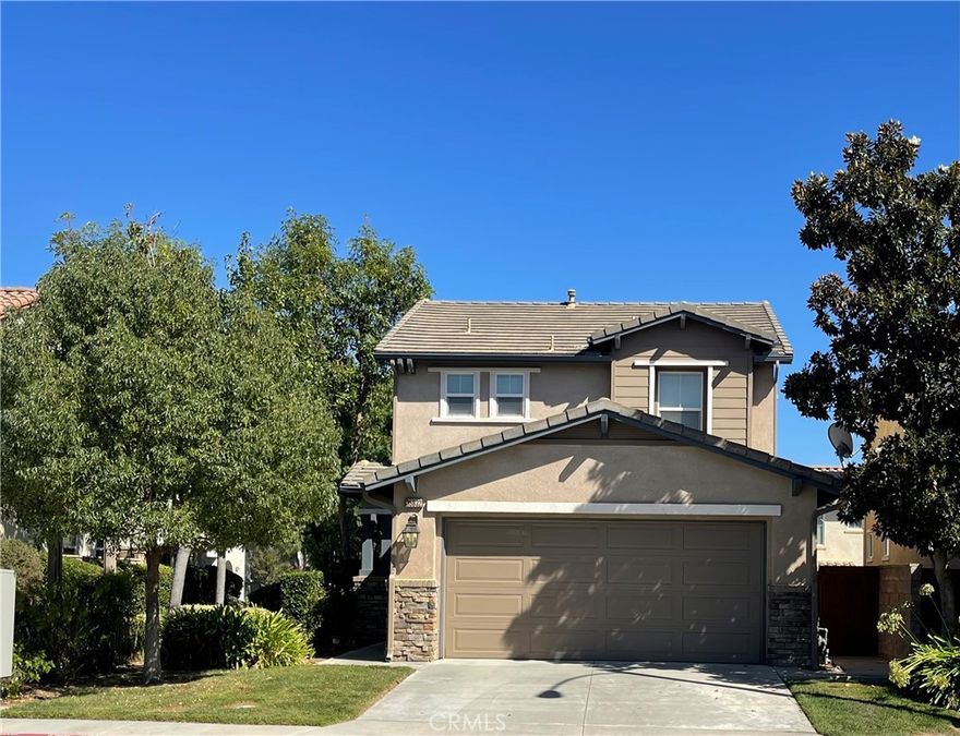 Welcome to 35832 Gatineau Street in Murrieta! This beautiful 3-bedroom, 2.5-bathroom home is move-in ready and filled with upgrades. The kitchen features stainless steel appliances (including the refrigerator), a breakfast bar with granite counter tops, and opens to the spacious family room. Perfect for entertaining.Downstairs offers easy-to-maintain tile flooring, a convenient laundry room, and direct access to your private 2-car garage and driveway (rare in this community). Upstairs, the primary suite includes a walk-in closet and dual sinks, while the two secondary bedrooms are connected by a Jack-and-Jill bathroom. Ceiling fans are installed in every room, and a whole-house fan provides extra energy savings.Enjoy a low-maintenance backyard with a concrete patio, ideal for outdoor gatherings. The community offers resort-style amenities including pools, spas, playgrounds, and parks. Front yard maintenance is included for added convenience.Located close to freeways, shopping, and dining, this home combines comfort, style, and a prime location. Don’t miss out on this fantastic rental opportunity!