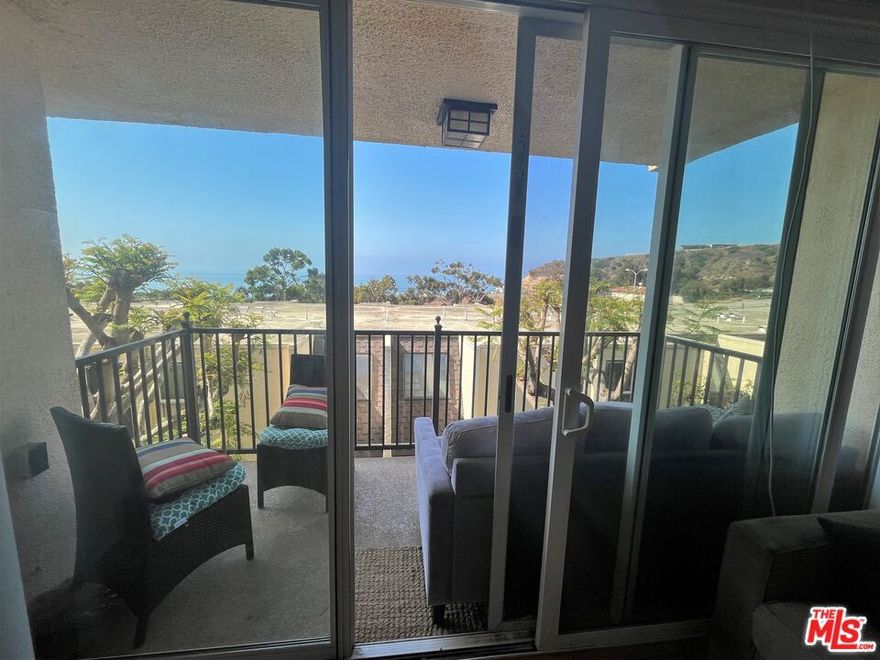 This 2 bed, 2 bath apartment has incredible ocean views, and is located in the gated Malibu Canyon Village with access to a tennis court, pool, and gym. The open floor plan includes a dining area, kitchen with a breakfast bar, and living room area. The living room balcony offers ocean views. Both bedrooms have en suite bathrooms for added privacy. Located near Pepperdine University, shopping, and restaurants. The unit has two covered assigned parking spots.