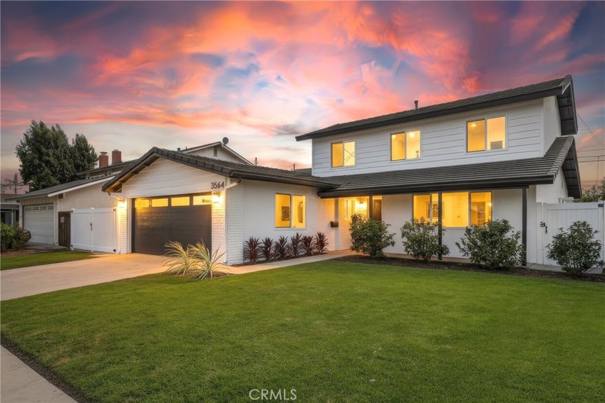 Welcome to 3564 Michelle Drive, located in one of Torrance’s most sought-after neighborhoods. This extensively remodeled 4-bedroom, 2.5-bath residence offers 2,108 sq. ft. of thoughtfully designed living space on a 7,200+ sq. ft. lot. Every element has been carefully modernized with high-end upgrades, creating a home that is both stylish and functional for today’s lifestyle.



At the heart of the home, the open-concept kitchen and living area provide the perfect setting for gatherings. Hardwood flooring flows seamlessly throughout, complemented by designer finishes and abundant natural light. A sleek bi-fold door connects the interior to the backyard, extending the living space outdoors. The chef’s kitchen is a true showpiece with all-new cabinetry, countertops, premium appliances, and a striking waterfall island with built-in cabinetry and seating. The inviting living area is anchored by a cozy fireplace, ideal for relaxing evenings.



The luxurious primary suite serves as a private retreat with a spacious layout, walk-in closet, and spa-inspired bath. An additional flex space adds versatility, perfect for a media room, playroom, or creative studio. Other upgrades throughout include fully remodeled bathrooms, new windows and doors, updated plumbing and electrical, all-new lighting, matte black hardware and fixtures, and an entirely new HVAC system and ducting with EV-charger readiness offering both efficiency and peace of mind.

Conveniences include a 2-car garage with new drywall, updated electrical, and direct access, along with a dedicated laundry room with utility sink. Outdoors, enjoy a spacious patio and grassy rear yard—perfect for entertaining, play, or relaxation. Additional gated parking on the side of the house provides a huge area for RV and boat parking, a rare find in the neighborhood.

Tucked away in a charming pocket of cul-de-sac–lined streets, this home is part of an established community within the highly regarded Torrance school district. With Delthorne Park, Del Amo Mall, fine dining, shopping, and the beach just minutes away, the location delivers the perfect balance of convenience, lifestyle, and coastal living. Move-in ready and beautifully crafted, this Torrance gem is the perfect blend of comfort, functionality, and modern luxury.
