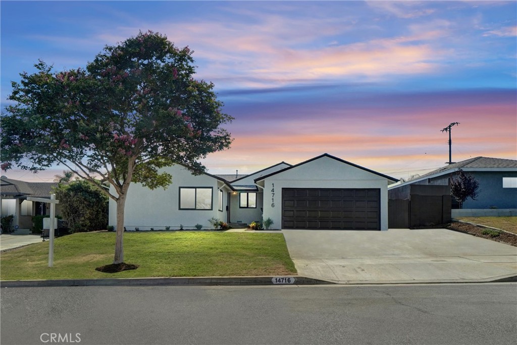 Stunning remodeled La Mirada cul-de-sac home! Step inside to find an inviting living space with new vinyl flooring, recessed lighting, fresh fixtures, new doors, and a cozy fireplace. The chef’s kitchen shines with quartz countertops, tiled shaker cabinets, a 5-burner stove with pasta arm, microwave, and dishwasher. Enjoy year-round comfort with new HVAC and double-pane windows. The backyard is an entertainer’s dream, featuring a replastered and newly tiled pool, built-in smoker/BBQ, and plenty of room to gather. Thoughtfully upgraded throughout, this move-in ready home combines style and function in one of La Mirada’s most desirable neighborhoods.