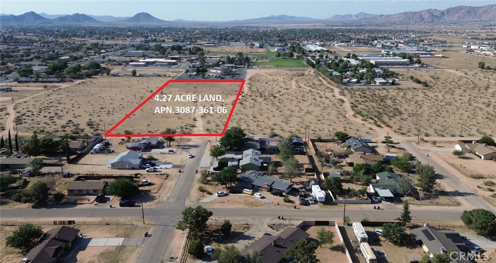 R-M (Multi Residential Zoned) 4.27 Acre of nice, clean and level land for sale in town of Apple Valley. R-M Zoning allow permits development of 2 to 20 dwelling units per net acre. Surrounding developments includes; Albertson’s, Stater Bros., Dollar General, Walgreens, Rite Aid, James Woody Community Center, Apple Valley Skate Park and all other conveniences. Town of Apple Valley has many on going and upcoming billion dollars of developments including: Brightline West’s future High Speed Rail Stations that will be Connecting Downtown Los Angeles to the Las Vegas Strip. These developments are bringing thousands of jobs!! An ultimate location for an immediate development. Endless Possibilities!! Seller also owns other 4 parcels of land in the same city with same zoning, and they are also on the market for sale! MOTIVATED SELLER MAY DO SELLER FINANCING!!
