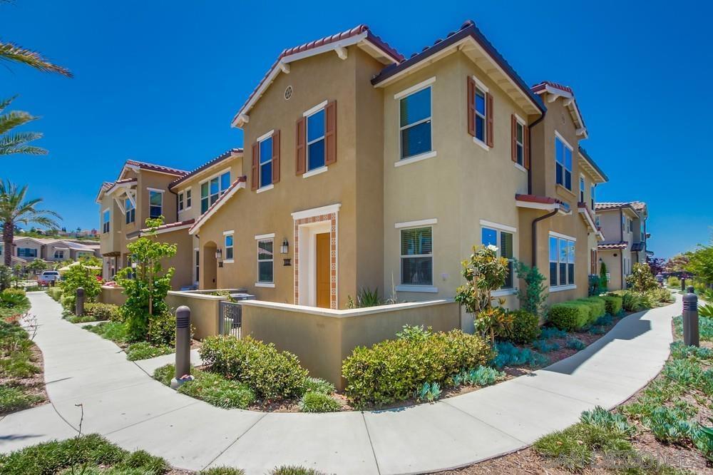 Welcome to 1132 Delpy Point, Vista, CA 92084—an exceptional premium end-unit townhome located directly across from the community pool in a beautifully maintained gated neighborhood. This stunning 4-bedroom, 3-bath home features a gorgeous kitchen with quartz countertops, stainless steel appliances, and generous cabinet space—perfect for everyday living and entertaining guests. As an end-unit, it offers more natural light, added privacy, and no shared walls on one side. Just steps from your front door, you’ll enjoy access to resort-style amenities including a sparkling pool, relaxing spa, BBQ area, and clubhouse. The location is unbeatable—close to top-rated schools, public parks, scenic hiking trails, and all the conveniences of Vista Village and Hwy 78. Whether you're a growing family or a first-time buyer, this move-in-ready home is a rare opportunity you don’t want to miss.