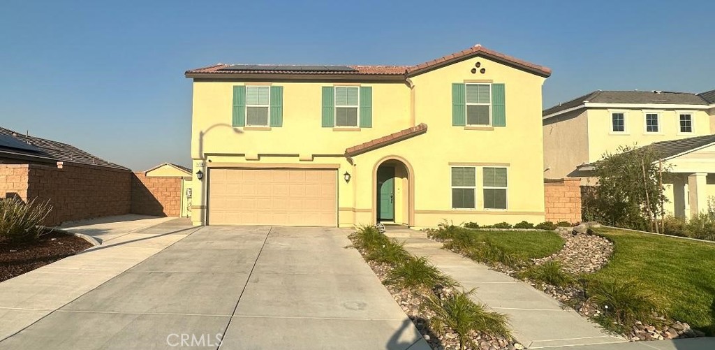 This two-story home offers a spacious, open floor plan, Living space 2544 sqf, 4 bed rooms and 3 bath.
Key Features You'll Love
* Modern Kitchen: Enjoy cooking in a bright and airy kitchen featuring white thermofoil cabinets, quartz countertops, a stylish pendant light fixture, and Whirlpool® stainless steel appliances (microwave/hood, dishwasher, and gas range).
* Luxurious Baths: Both bathrooms include rectangular basin sinks and engineered stone countertops.
* Outdoor Living: A large backyard with a coverd Patio provides ample space for entertaining.
* Upgraded Interiors: An upgraded staircase adds a touch of elegance.
* Energy Efficiency: This home is designed to save you money with Generation Lighting LED fixtures, Moen® WaterSense® labeled faucets and showerheads, a tankless water heater, and a SunPower® 15-panel solar energy system (Buyer to assume the lease).
* Newly Painted.
Community & Location
*You'll also appreciate the convenient location, with easy access to shopping, freeway access, and schools.
Please come and see for your self.
