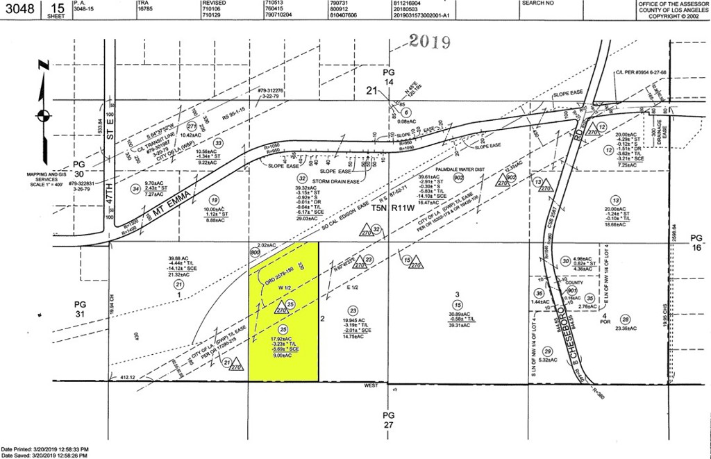 Discover the untapped potential of 34220 Cheseboro Rd, Palmdale, CA 93552 (APN: 3048-015-025), a stunning expanse of rural desert terrain nestled in the tranquil outskirts of Palmdale. This spacious parcel offers breathtaking panoramic views and endless opportunities for those seeking privacy, open skies, and natural beauty. Ideal for a weekend retreat or long-term investment, the property provides a serene escape just a short drive from city amenities. Don’t miss your chance to own a slice of Southern California’s high desert landscape, an inspiring blank canvas ready for your vision. ****No soils reports, surveys, etc., have been done. Buyer and buyer's agent to verify all information with the city or county for allowable uses and requirements and rely on their own investigations. **Buyer responsible for checking zoning, utilities, permits and exact property boundaries. ****