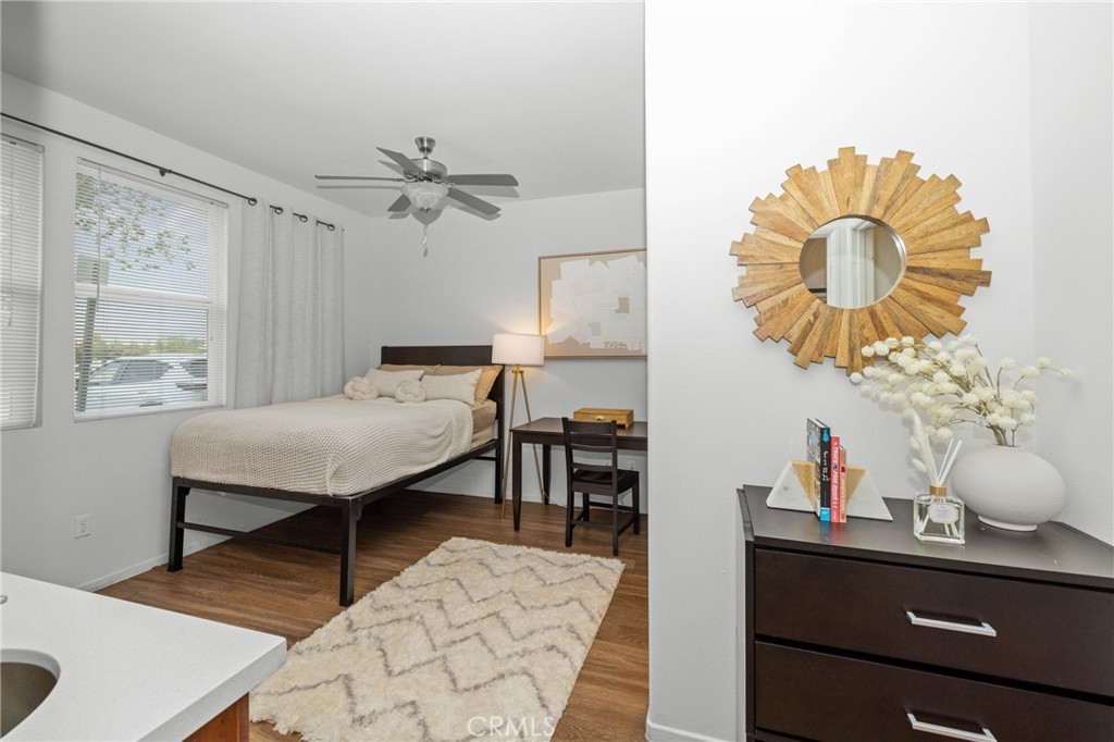 Limited time Offer-2 Months FREE on this Furnished Shared Living -Style Living. Welcome to The Glen, where student housing meets comfort, convenience, and community. Each private bedroom with its own bathroom is part of a spacious 5-bedroom, 5-bath furnished room, designed with today’s student in mind. Rooms are rented individually perfectly for college students looking for independence and a supportive environment. Full-size washer and dryer in every unit. You’re not just renting a room; you’re gaining a home. Our thoughtfully designed floorplans provide everything you need to succeed academically and socially. Resort-style pool, clubhouse, and gym, Study rooms and game lounge, Individual leases – by the bed, Water, trash, cable and Wi-Fi included! Live right across the street from CSUSB, transit, and essential services nearby. With modern finishes, premium amenities, and a student-first atmosphere, Additional fees apply for parking and garage options. The Glen is your next step toward independent, successful living. Schedule a tour or reserve your room today, spaces are limited! Photos are of Model Home not of Unit.