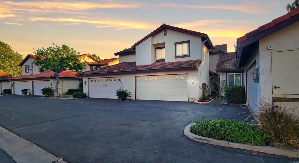 Welcome to this beautifully maintained 3-bedroom, 2.5-bath, 2 car garage townhome in the desirable Mission Meadows community of Jeffries Ranch, Oceanside. Proudly offered for the first time on the market, this home has been lovingly cared for by its original owner. This move-in-ready home offers a bright and inviting living room with vaulted ceilings and a charming brick fireplace, creating the perfect space to relax or entertain. Sliding doors open to your private fenced patio, ideal for gatherings or quiet mornings outdoors. The property features laminate wood flooring throughout the home, with tile in the kitchen and bathrooms for durability and style. The updated kitchen provides ample counter space, plenty of storage, and flows seamlessly into the dining area. Upstairs, the spacious primary suite boasts vaulted ceilings, abundant closet space, and a beautifully designed bathroom. Two additional bedrooms provide comfort and flexibility for family, guests, or a home office. Additional highlights include: Fresh and inviting entryway with lush plants, offering both privacy and curb appeal Two-car garage with generous storage space, plus washer and dryer included Low HOA fee with access to Mission Meadows pool and spa Planned Unit Development (PUD), making it VA and FHA loan approved Enjoy a sense of privacy with its end-unit placement in a cul-de-sac, while still being conveniently close to schools, shopping, dining, Highway 76, and just 15 minutes from the coast. Don’t miss the opportunity to own this charming Oceanside home that perfectly blends comfort, convenience, and community!