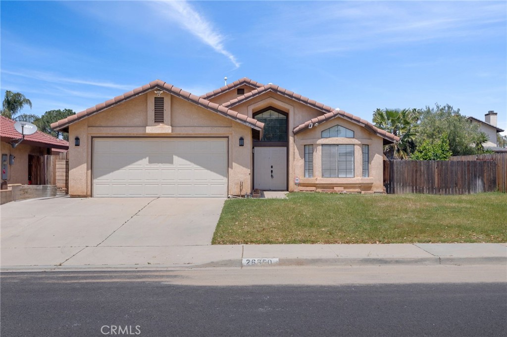 Welcome to your perfect home in the desirable neighborhood of Rancho Belago, Moreno Valley! This charming single-story property offers everything you need for comfortable living. With three spacious bedrooms and two well-appointed bathrooms, there's plenty of space for everyone. The interior features elegant tile flooring throughout, providing a sleek and modern look that's also easy to maintain. Plantain shutters on all windows offer a stylish touch while allowing you to control natural light and privacy. Enjoy the updated lighting fixtures and ceiling fans throughout the home, adding both style and functionality. Step outside to the large, private backyard, where you'll find a gazebo that's perfect for entertaining family and friends. Whether you're hosting a summer barbecue or simply enjoying a peaceful evening, this outdoor space is sure to be a favorite spot. Located in a prime area of Moreno Valley, this home is close to shopping, dining, parks, and schools, providing convenience and easy access to everything you need. Don't miss the opportunity to make this beautiful property your home. Contact us today to schedule a viewing!