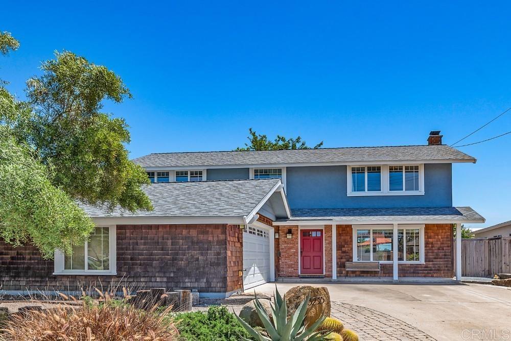 This picturesque 3-bedroom, 2.5-bath cul-de-sac home with attached garage features a flexible floor plan that includes an entranceway, spacious living and dining areas with fireplace, custom gourmet kitchen with exquisite details, custom breakfast nook and office area, and a primary bedroom retreat with a spa-like ensuite bathroom and awesome walk-in closet. Thoughtfully reimagined and thoroughly upgraded, this canyon rim residence compelled an appraiser to establish the effective age at just one-third of the actual age! This value-packed opportunity rivals the competition with both the extensive list of upgrades and, most especially, the thoughtful design and master woodworking craftsmanship reflected throughout. Taken down to the studs in 2004, this house sports newer (copper) plumbing, electrical, windows and doors, a water heater, cabinetry, flooring, and whole-house insulation (including interior walls.) The roof was replaced, the main sewer line repaired, the chimney repaired, retaining walls added, and so much more. The oversized canyon lot offers views of Mission Valley, provides additional parking, features a spacious patio for outdoor living, presents gardening opportunities, and still has room for an additional garage and potential for an ADU. First time on the market since 2000, and priced to sell at $40,000 less than the June 2024 appraised value of $1,250,000.