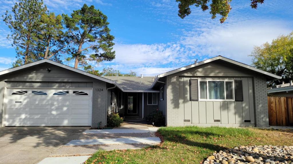 Don't miss out on this amazing opportunity to live in this gorgeous home in Sunnyvale's Birdland community, with Cupertino schools! This rare 1,810 sq. Ft home features grand living space with an abundance of natural light. With beautiful newly installed hardwood floors and carpet throughout, upgraded dual pane windows throughout, as well as freshly re-painted exterior and interior. The larger upgraded master suite also features a full bathroom with recessed lighting. Outside, enjoy the entertainer's backyard, with a lovely deck and shaded patio, perfect for hosting summer BBQ's for friends & family. The home is part of a friendly, cohesive neighborhood, and is perfectly located less than 2 miles from the new Apple Park campus and is in close proximity to other high-tech companies, shopping, dining, and Ortega Park. You'll also enjoy the benefits of having a Sunnyvale location with excellent Cupertino schools. You'll be the envy of your friends when you call Flicker Way 'home'.