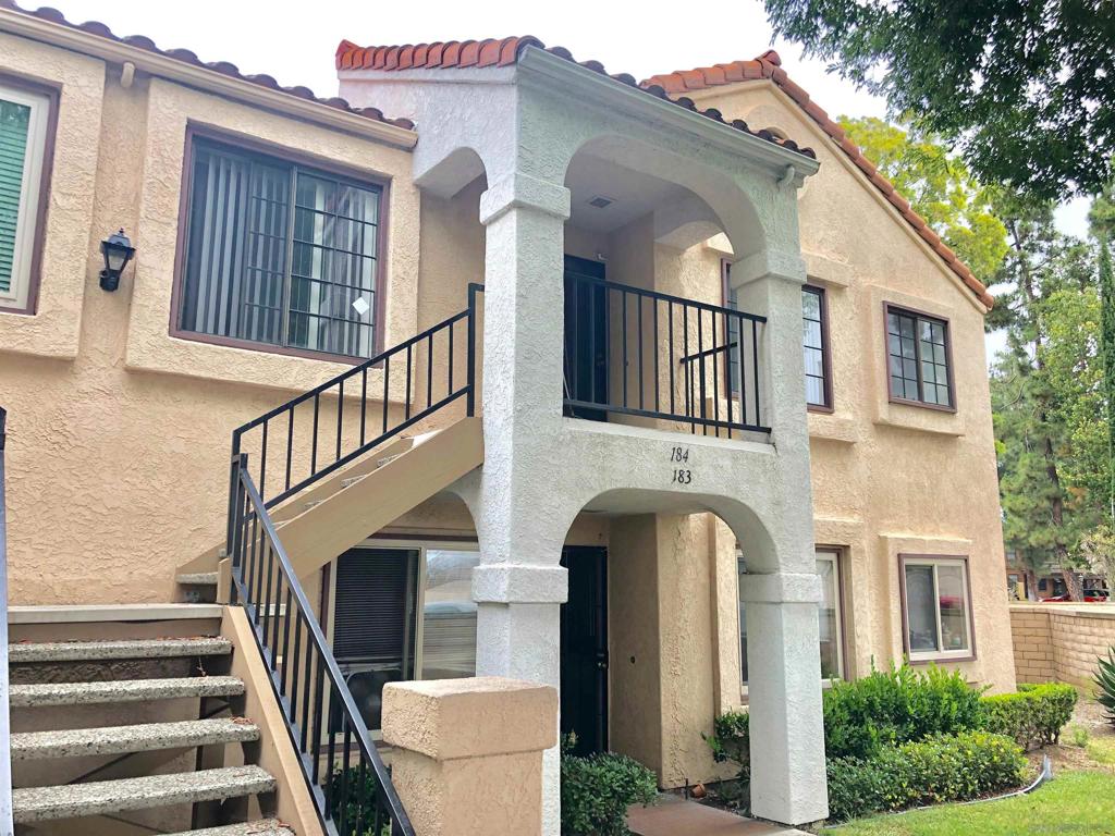 Upstairs Corner Condo with Brand-New Kitchen + Private Balcony! This updated west Mira Mesa condo is move-in ready and ideally located for fast and easy commuting to UTC, Sorrento Valley, or UCSD. The brand-new kitchen features stylish cabinets, counters, sink, and faucet plus refreshed bathroom vanities and fixtures for a clean, modern feel. Two separate primary suites perfect for roommates or a home office or a small family. Each has its own bath and large closet space! Enjoy extra privacy from this upstairs corner unit with a tree-buffered balcony perfect for relaxing after a long day. Inside, you'll find hard-surface flooring throughout, plus the convenience of inside laundry. Includes one off-street parking space, plus lots of nearby street parking, and access to the community pool and spas. The vibrant Mira Mesa neighborhood offers a wide variety of popular restaurants, a local movie theater, and is just 15 minutes from Torrey Pines Beach. This westside location is also just 20 minutes from downtown San Diego and convenient to many of the region's high-tech and biotech employers. Upstairs Corner Condo with Brand-New Kitchen + Private Balcony! This updated west Mira Mesa condo is move-in ready and ideally located for fast and easy commuting to UTC, Sorrento Valley, or UCSD. The brand-new kitchen features stylish cabinets, counters, sink, and faucet plus refreshed bathroom vanities and fixtures for a clean, modern feel. Two separate primary suites perfect for roommates or a home office or a small family. Each has its own bath and large closet space! Enjoy extra privacy from this upstairs corner unit with a tree-buffered balcony perfect for relaxing after a long day. Inside, you'll find hard-surface flooring throughout, plus the convenience of inside laundry. Includes one off-street parking space, plus lots of nearby street parking, and access to the community pool and spas. The vibrant Mira Mesa neighborhood offers a wide variety of popular restaurants, a local movie theater, and is just 15 minutes from Torrey Pines Beach. This westside location is also just 20 minutes from downtown San Diego and convenient to many of the region's high-tech and biotech employers.