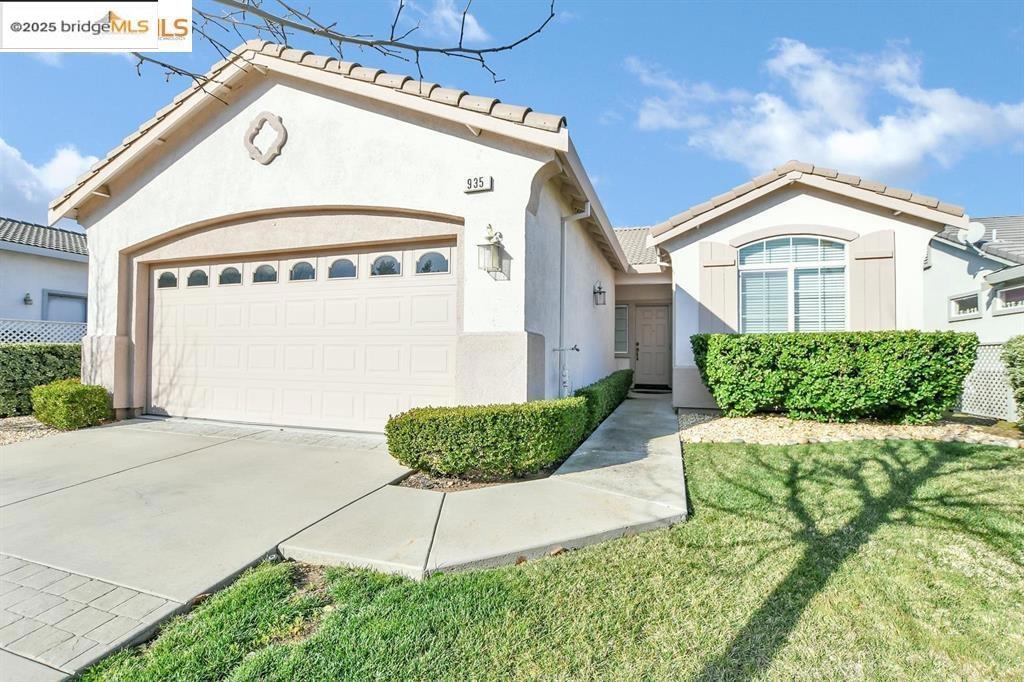 Desirable Home in the beautifully gated Summerset 4 55+ community! This is a turn key single story home has 2 huge bedrooms and 2 full baths. Two large bay windows in dining area and master bedroom suite. Tons of natural light. The master bedroom suite features a large walk-in closet and walk-in shower with bench seating. Laundry room has tons of storage and sink. This open floor plan has a spacious dining area, family room and kitchen combo. Kitchen has tile counters with room for 3 bar stools, gas stove. New tile floors. Fresh paint inside & out. Two car attached garage with lots of storage. Ceiling Fans in F/R, both bedrooms and outside patio. Attic fan plus Whole house fan. Enjoy the sunsets from your covered patio. No rear neighbors. Close to freeways, shopping and restaurants. Walk to clubhouse, swimming, tennis, weight room, park with bbq area and golf. Year lease, listing agent to draw all docs. Rentspree application with credit/background check ($40) required. Must be over 55.