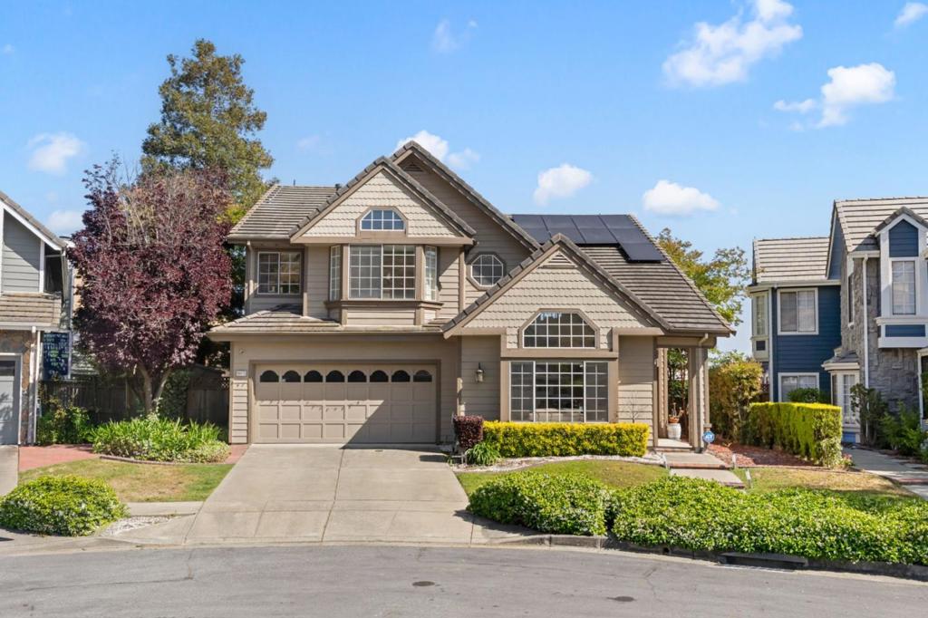 Welcome to this spacious 4-bedroom, 3-bathroom home in the city of Fremont close by to Niles Downtown with views of the rolling hills from both sides. The home is half a mile from Gurdwara Sahib in Fremont. The kitchen is equipped with built-in appliances, including a microwave and dishwasher, and features a tile countertop, electric cooktop, and pantry for ample storage. Enjoy comfortable gatherings in the formal dining room, the family room that flows seamlessly from the kitchen, or the upstairs loft. This home offers versatile flooring options such as laminate and carpet, enhancing the aesthetic appeal. Cozy up by the fireplace during cooler evenings. The primary suite includes a walk-in closet, providing plenty of storage space. Additional amenities include high ceilings, garden windows, and vaulted ceilings that add to the home's charm. Laundry is located in the separate laundry room. This property is situated within the Fremont Unified School District with Centerville Junior High and Washington High School. Experience comfort with central AC, central forced air heating, and a 2-car garage completes this wonderful home