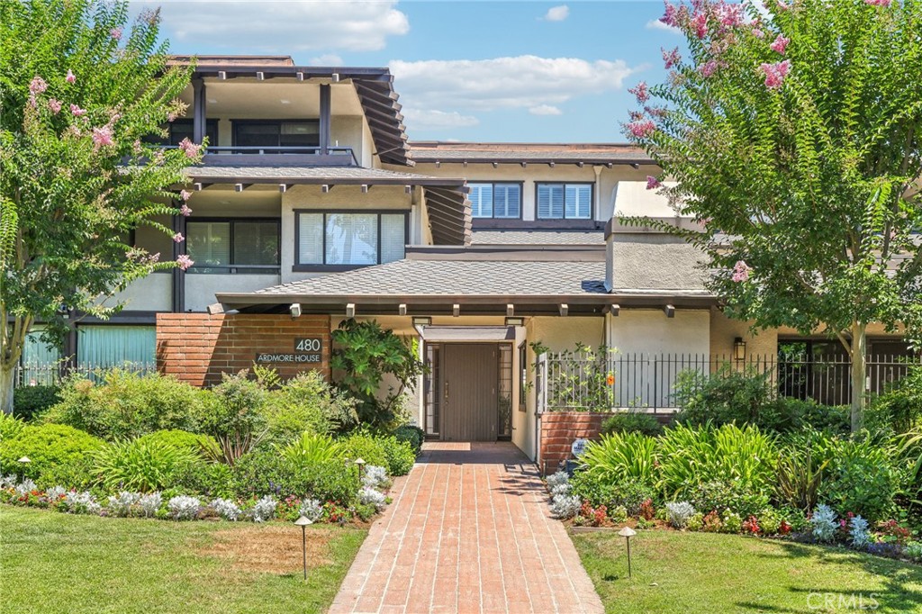 Welcome to this beautifully updated, ground-floor condo located in one of Pasadena’s most sought-after neighborhoods. Situated in the prestigious, well-maintained community known as the Ardmore House, this spacious residence offers comfort, convenience, and timeless charm in the heart of the city. Step inside to a bright and expansive living room featuring a classic fireplace ideal for cozy evenings and stylish entertaining. The adjacent dining area includes a built-in wet bar and flows effortlessly into a fully remodeled galley kitchen, complete with modern finishes, plenty of counter space, and a breakfast nook—a rare bonus for this layout. Plantation shutters throughout the home add a touch of Southern California elegance, while in-unit laundry provides everyday convenience. Both bathrooms have been tastefully updated, and all three bedrooms offer generous space and are set apart from each other for ample privacy. A highlight of this unit is the private, oversized, wrap-around patio—perfect for outdoor dining, lounging, or simply enjoying views of the sparkling community pool. Additional features include two side-by-side underground and gated parking spaces, a separate private storage area and on-site management. This exceptional location is just a short stroll to the historic Valley Hunt Club and sits directly on the famed Rose Parade route, offering front-row seats to one of Pasadena’s most celebrated traditions. With close proximity to the 210, 134 and 110 freeways, the Rose Bowl, and the shops and dining of Old Town Pasadena, this home truly offers the best of both luxury living and city accessibility. Don’t miss this rare opportunity to own a piece of Pasadena elegance on what some term “Millionaire’s Row”.