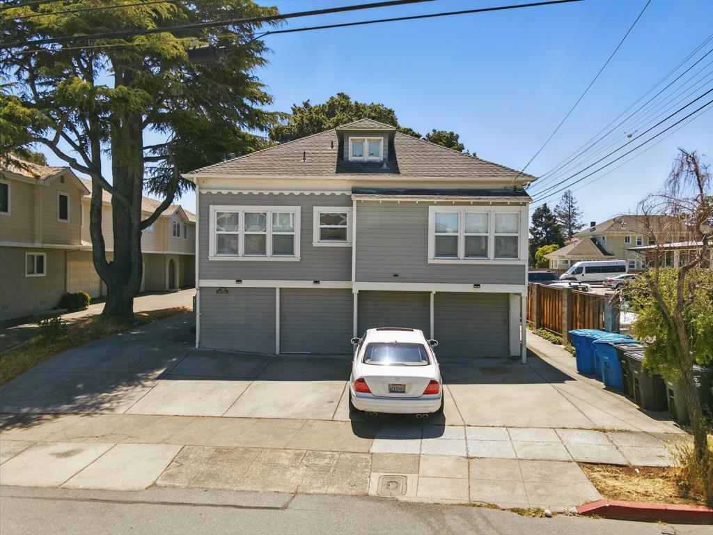 Welcome to 320 Villa Terrace, a rare opportunity to own a historic 1907 triplex with a bonus studio in the heart of San Mateo. This beautifully maintained property offers 3,880 sqft of living space on a 7,500 sqft lot. It includes two 1BD/1BA units, one 2BD/1BA unit, and a non-conforming basement studio ideal for added rental income or flexible use. Unit #1 features a bright living room, two spacious bedrooms with hardwood floors, and updated kitchen & bathroom. Unit #2 offers a sunny living room with fireplace, updated kitchen & bath, and newer appliances. Unit #3 includes a cozy bedroom, large eat-in kitchen, and bonus office/living space. Each unit comes with its own attached one-car garage. The property also features a shared laundry area, ample storage, and a full basement. The expansive backyard offers potential for an ADU - buyers to verify with the City of San Mateo. Conveniently located between Burlingame and Downtown San Mateo, it's minutes to shopping, dining, the Japanese Tea Garden, Coyote Point, and San Mateo Arboretum. A perfect blend of historic charm, central location, and rental upside. 320 Villa Terrace is a true San Mateo gem!