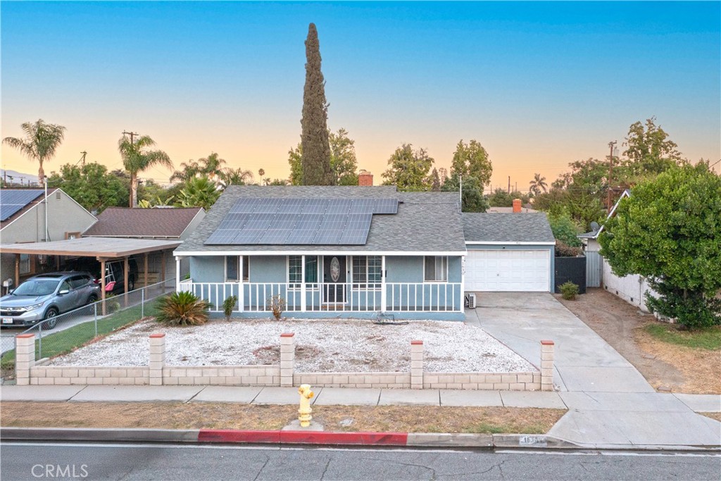 Welcome to this unique Pomona home with modern updates and plenty of potential. Situated on a spacious lot, this property offers endless possibilities for outdoor living, expansion, or customization. Inside, you’ll find an updated kitchen and bath, new flooring, and the added efficiency of solar panels. The garage has been converted to an EXTRA BEDROOM, providing extra living space to fit your needs. Centrally located near local restaurants, shopping, and the 10 Freeway, this home blends convenience with style. With its bold, modern design, this property delivers a fresh and contemporary vibe—ready for its next chapter.