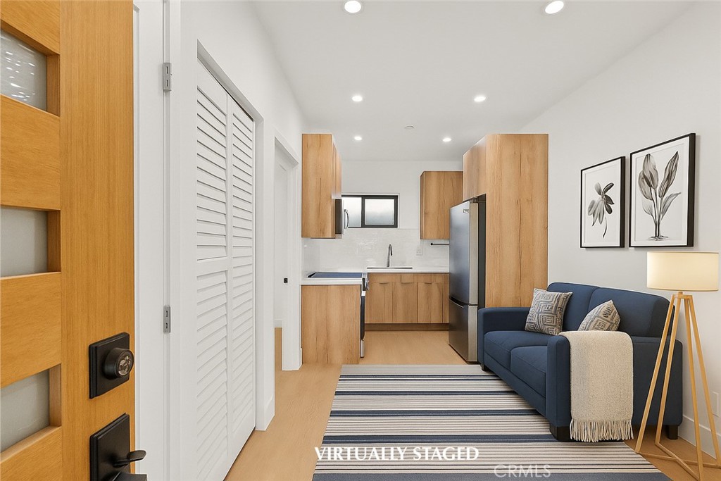 **Stunning Brand-New 1 bedroom, 1 bathroom ADU with Private Gated Entrance & Parking in Prime Sherman Oaks!** Welcome to this beautifully built, move-in-ready ADU nestled in the heart of highly desirable Sherman Oaks! Designed for modern living, this brand-new rental offers a seamless blend of style and comfort. Step inside to discover a thoughtfully crafted space featuring **new flooring, fresh paint, and brand-new stainless steel appliances.** The open-concept layout maximizes space and natural light, creating a bright and airy ambiance perfect for relaxing, working from home, or entertaining. The contemporary kitchen boasts **ample cabinetry, sleek finishes, and top-of-the-line appliances,** making it a dream for any home chef. Additional highlights include **a private gated entrance, in-unit laundry, and parking spaces,** providing both security and convenience. Situated on a charming tree-lined street, this ADU is just minutes from **trendy cafes, top-rated restaurants, shopping, and major freeways,** offering easy access to everything Sherman Oaks has to offer. Don’t miss out on this rare opportunity—schedule your private tour today and make this exceptional ADU your new home! **Property has been professionally virtually staged.