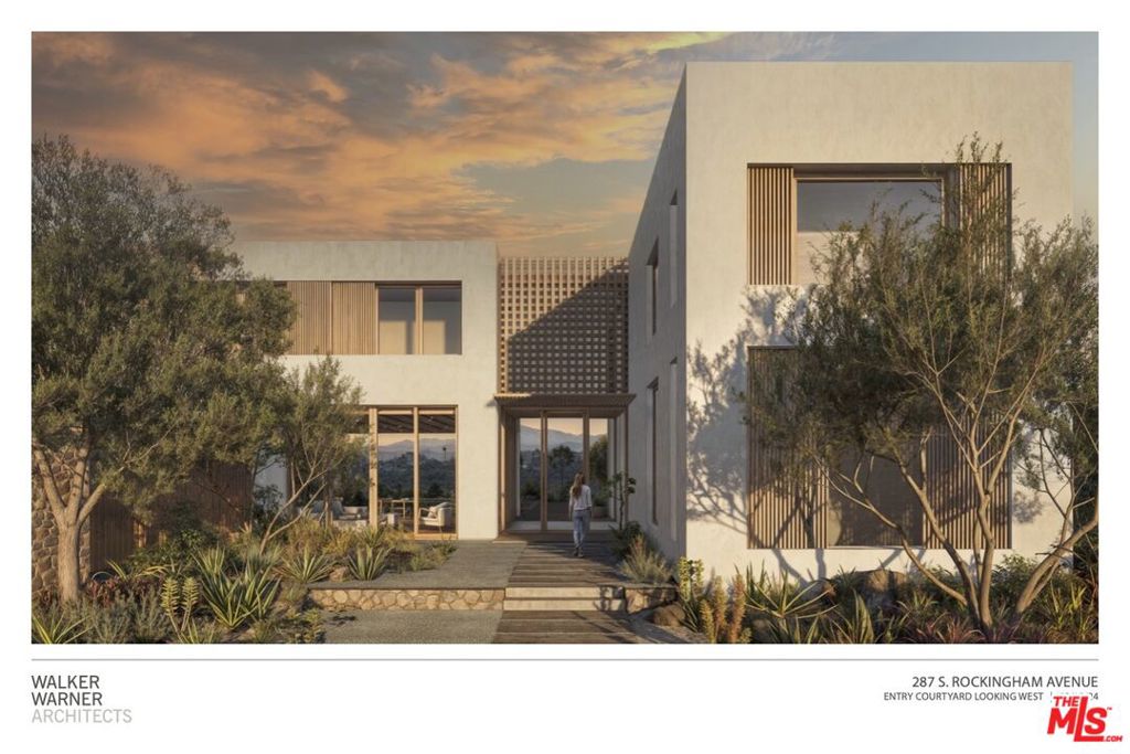 An opportunity to create your dream home on a rare, flat half-acre lot, perfectly situated on the exclusive Rockingham Rim. With sweeping, unobstructed mountain views, this property offers a refreshing contrast to the many Brentwood lots enclosed by dense hedges. Here, you'll experience a unique sense of openness and tranquility. This lot's prime location combines the best of both worlds: the convenience of being within walking distance to the iconic Brentwood Country Mart and the serenity of the quietest part of South Rockingham, far removed from the hustle and bustle of Sunset Boulevard and the nearby school. Adding to the allure, the current owners have collaborated with the prestigious architecture firm Walker Warner, renowned for their visionary designs. With the involvement of the talented Kathy Scott, whose creative vision has already begun to shape this project, the possibilities for this lot are endless. Should the stars align, this is an extraordinary chance to build a world-class home with Walker Warner, a firm known for their exclusive clientele and a typical waitlist of over 18 months, even for returning clients. Don't miss out on this unparalleled opportunity to bring your vision to life in one of Brentwood's most coveted locations.