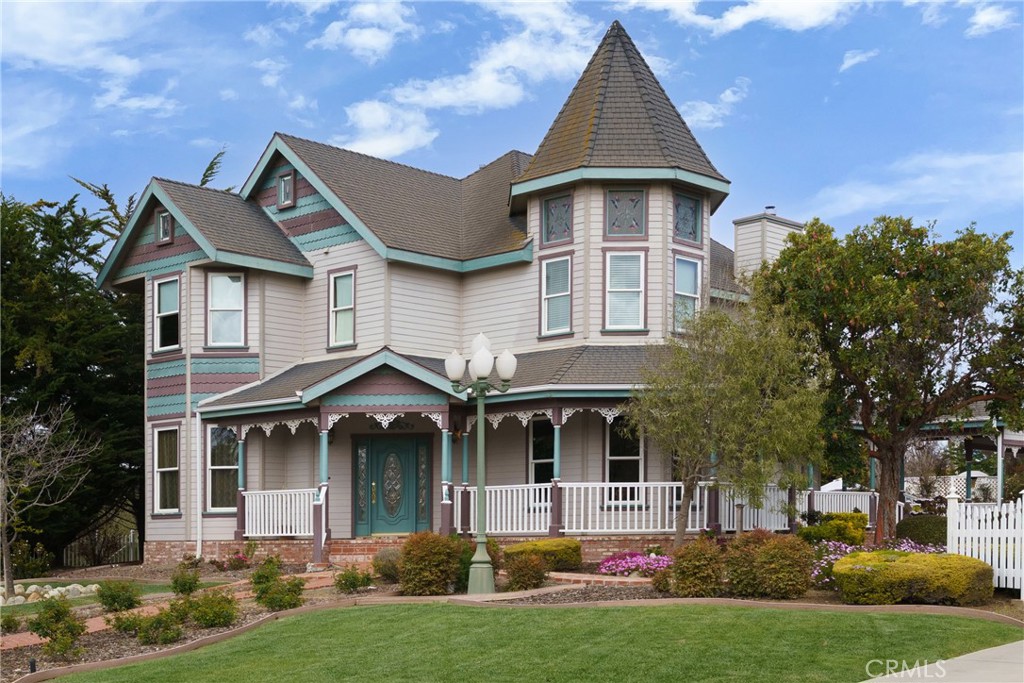 ONE OF THE PREMIER ESTATE PROPERTIES IN THE ORCUTT AREA of California's Beautiful Central Coast! Spectacular Victorian Style Estate With Enchanting Back Yard Park-Like Setting AND LOVELY GUEST HOUSE ADU. So Beautiful And Peaceful; Like You're In Another World! This Epic Property Main House Has A 5th Bedroom Option Or Den/Office Study, 3.5 Bathrooms, Approximately 2,872 Square Feet Of Living Area, On An Approximate .91 Acre Lot With Premium End Of Cul-de-Sac Location & Tankless Water Heating System. No HOA Fees! The Guest House Currently Has 1 Bedroom And 1 Bathroom With The Option To Covert To A 2 Bedroom Unit. The Main House Features Include; Relaxing Back Family Room With Distinctive Architecture, Gorgeous Wood Flooring, Elegant Victorian Style Fireplace With Custom Wood Mantle, Nicely Textured Walls & Ceiling With Attractive Light Paint Design, Natural Wood Crown Molding And Double Door Access To Back Yard Gardens. Gourmet Kitchen With Luxury Heartland Brand Antique Style Stove & Oven, Handsome Natural Wood Glass-Front Cabinetry, Lovely Tile Counter Tops, Charming Breakfast Area With Garden View Windows And Formal Dining Room With Overhead Hanging Chandelier. Lovely Bedrooms On Upper Level Including Romantic Master Suite With Garden View Windows, Decorative Wall Covering, Elegant Royal Carpet Flooring And Luxurious Personal Bathroom. Very Desirable Orcutt Estates Area Close To Shopping, Services, Restaurants, Car Wash, Parks, Historic Old Town, Schools In The Distinguished Orcutt District And Just Minutes Drive From Beautiful Santa Ynez Valley Wineries & Central Coast Beaches.