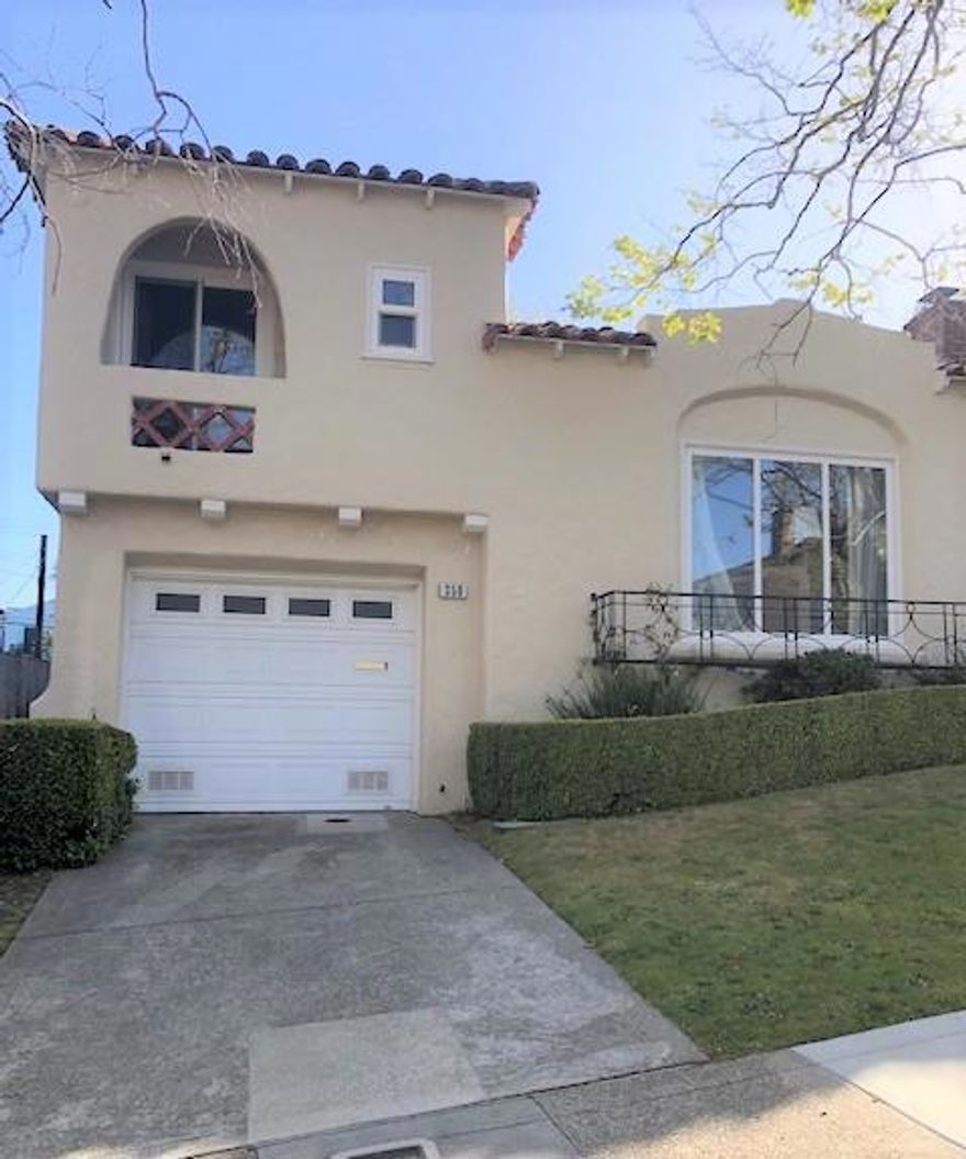 This classic Spanish-style split-level home in Millbrae Highland neighborhood is conveniently located near downtown, Caltrain&BART, freeway access, Mills Hospital, shops & restaurants. High-rated Mills High School is also nearby. Upper-level Primary BR with an adjacent full bath + 2 add'l BR & a 2nd full bath. Fourth bonus room w/closet & half bath in lower level has sliding door to backyard can be office, gym, playroom. Formal living, dining rooms, spacious family room kitchen has sliding door to backyard. Will consider a small pet. *Available soon, property being refreshed, painting etc.* Call lising agent for details.