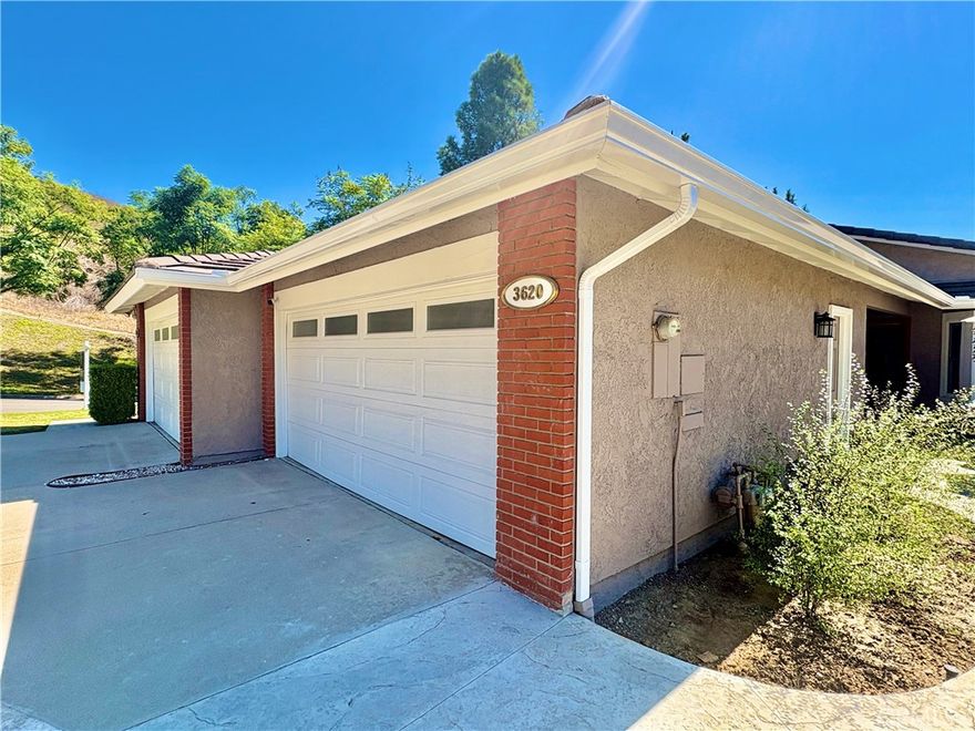Welcome to this beautifully updated single-story home located in the heart of Yorba Linda. This 2-bedroom, 2-bathroom gem features an open floor plan with polished concrete flooring throughout, blending sleek design with comfortable living. The chef’s kitchen boasts quartz countertops, stainless steel appliances, a pot filler, gas range, Kohler cast iron farmhouse sink, Kohler fixtures, and a custom coffee bar with built-in wine cooler – perfect for entertaining or quiet mornings at home. Bathrooms with premium finishes. Master bathroom features a cast iron tub. Both bedrooms offer ample space, and the home is equipped with recessed lighting with dimmers, dual pane windows, and a Wi-Fi controlled AC thermostat. The AC unit is just 2 years old, and a whole house fan adds energy efficiency. Outside, relax in your private backyard with a serene view – gardening service is included for low-maintenance living. Cozy up by the gas fireplace in the living area, and enjoy high-speed internet options through Spectrum for remote work or streaming. Additional features include: Washer and dryer hookups in the garage (option for a 220V electric washer available), 2-car garage, Open-concept layout, modern, high-end finishes throughout. Located in a quiet community with easy access to local parks, shopping, and dining, this home offers modern comforts in a prime Yorba Linda location.