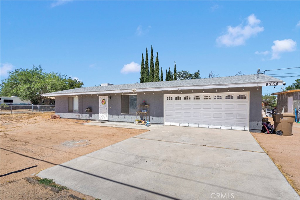 Welcome to this beautifully updated 2 bedroom, 1 bathroom home located in the growing city of Hesperia. Step inside to find upgraded flooring throughout, a modernized kitchen with stylish finishes, and a renovated bathroom that offers a fresh and contemporary feel. The home also includes an attached 2-car garage, providing secure parking and additional storage space. Sitting on a generously sized lot, this property offers a spacious front and backyard—perfect for creating your own outdoor retreat, starting a garden, building a workshop, or extending the driveway for even more parking or RV access. With a ton of potential and thoughtful upgrades already in place, this home is ready for its next chapter. Don’t miss your chance to own this charming and versatile property in a well-established Hesperia neighborhood.