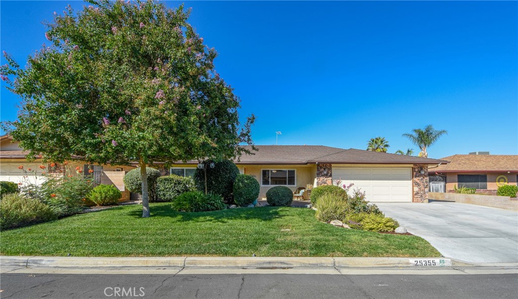 Gorgeous Custom Kitchen Paid-for Solar Stunning Mountain Views Pebble Tec Saltwater Pool & Spa Loads of Upgrades
Beautiful single-story McMorran Home with PAID-FOR SOLAR and custom landscaping. Located on the east side of Hemet in a well-established neighborhood, this home has stunning mountain views from both the front and back. The private, walled backyard features a beautiful saltwater Pebble Tec pool and spa, with lots of patio space to relax. Inside, the open floor plan spans the gorgeous custom kitchen/dining room to the living room at the center of the home. Beautiful hardwood flooring flows through the main part of the home and one bedroom. For greater privacy, the ADA-compliant primary suite is on one side of the home, with additional bedrooms and bathroom on the other side. This standout property is ready to call HOME!