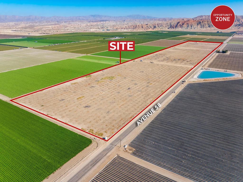 56.15 acres Buchannan Ranch. Previously planted to lemons. Open ground with fallowing income. Reservoir and filter station. Infrastructure from drip irrigation in place. In Ag Preserve, keeps property taxes low. In Opportunity Zone, provides potential tax incentives.