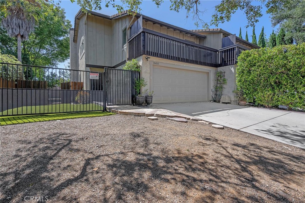 This move-in ready gated two-story home, nestled on a peaceful tree-lined street, is ready for you to create new memories! Thoughtfully updated and designed for both entertaining and everyday living, this home offers comfort, style, and modern convenience throughout.
Step inside to find wood-like flooring throughout the main living areas, new recessed LED lighting, brand-new carpeting on the stairs, and a freshly painted interior that adds a bright, clean feel. Dual-pane windows with new blinds, a newer HVAC system, and a newer roof ensure energy efficiency and peace of mind for years to come.
Upstairs, you'll find three spacious bedrooms, including a luxurious primary retreat with high ceilings, private balcony access, and a completely updated ensuite featuring a new double vanity, jacuzzi tub, modern plumbing fixtures and a large walk-in closet. Two oversized secondary bedrooms with large closets share another full bathroom. A dedicated laundry room with a high-efficiency washer and dryer completes the upper level.
A dramatic skylight leads you downstairs to a bright and airy main level, where you'll find a large storage closet, convenient half bath, and direct access to the attached two-car garage—now equipped with a smart WiFi-enabled garage door opener.
The heart of the home is the updated kitchen with ample cabinet space and a generous walk-in pantry. The adjoining open-concept dining and family rooms create a warm and inviting space, ideal for gatherings of all kinds.
Step outside to a fully fenced, private yard featuring covered patio with rear deck perfect to enjoy Sunsets, low-maintenance yard, faux grass, fruit trees, storage shed and plenty of room to relax or entertain. Pet friendly!
Located close to shopping, restaurants, hiking trails, top-rated schools, and with easy freeway access - this home truly has it all.