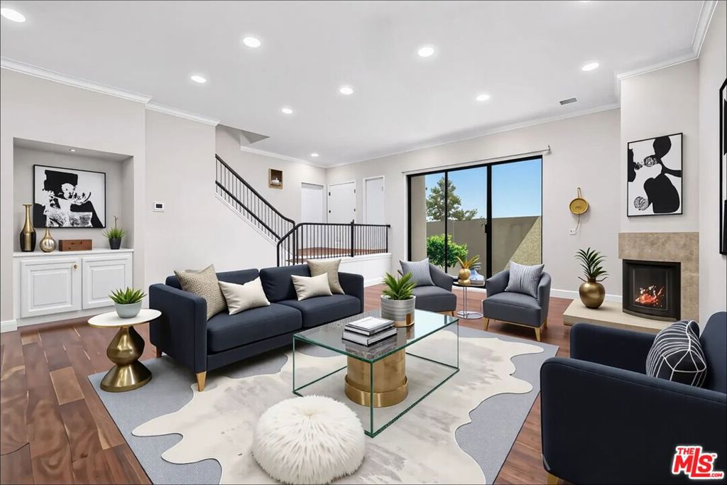 Welcome to your new urban sanctuary in Century City. This two-bedroom, three-bathroom townhome exudes luxury and elegance. Immerse yourself in a world of breathtaking views as you gaze upon the city lights when you first awake, while later enjoying your morning latte on one of three private outdoor spaces. The artful floor plan offers the perfect balance of open entertaining spaces and a secluded bedroom wing offering privacy. Cook for friends and family on high-end appliances, including a gas stovetop to elevate your culinary experiences to new heights. There is central heating and cooling throughout the home, along with a vented washer/dryer for the utmost comfort and convenience. High-end security, pools, tennis courts, extensive manicured landscaping, a dog walking path, and an amazing fitness center make this your perfect next home.