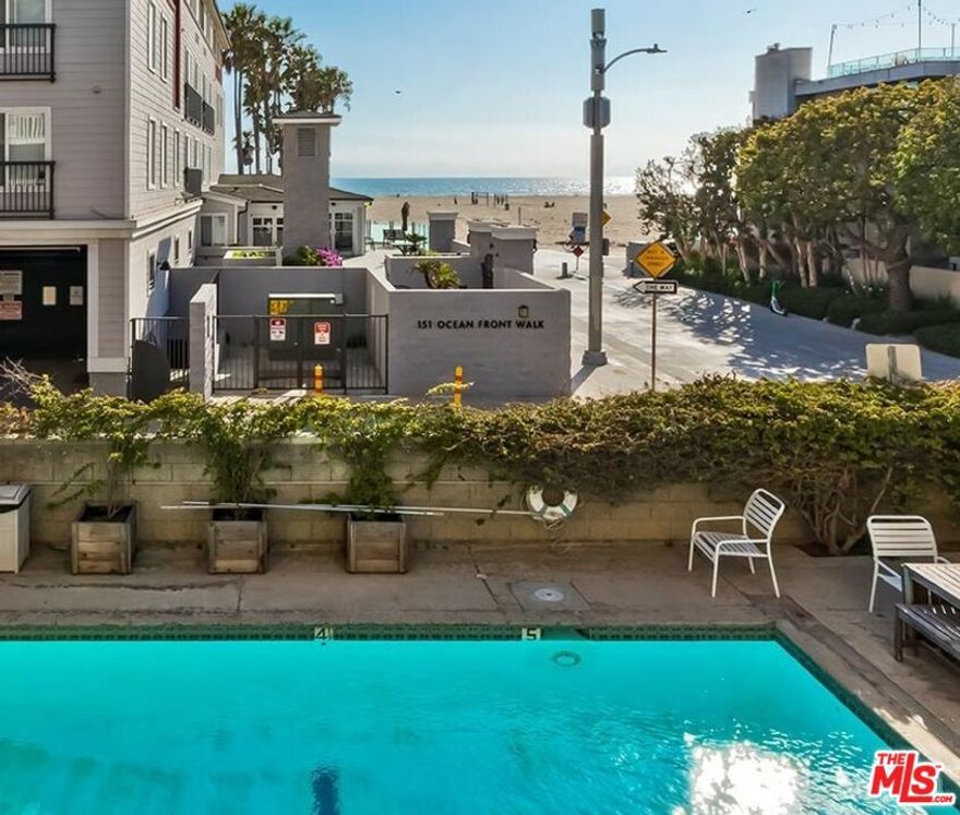 Experience the quintessential Venice lifestyle in this beautifully maintained, move-in ready condominium.  Featuring whitewater ocean views, this one-bedroom, one-bath residence with fireplace offers a serene escape just a moment from the sand.  Smell the ocean breeze from your private, covered ocean-view balcony.  Kitchen peninsula with sink, granite countertops, stainless steel appliances, recessed lighting and breakfast bar. Enjoy building amenities, including a pool, spa and the convenience of gated two-car tandem parking, plus a separate dedicated storage room.  Located on the coveted border of Santa Monica, near Main Street and Abbot Kinney, you will be immersed in a vibrant community filled with trendy boutiques, cafes, restaurants and art galleries within strolling distance to the iconic Venice Beach Boardwalk.  Embrace the laidback charm of Venice. This ultimate beach pad offers the best of the Southern California beach-side lifestyle.